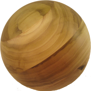 Large Hollow Poplar Ball 6 inch