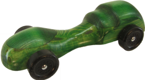 Pinewood Derby Car Green