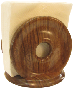 Walnut Napkin Holder 2015 5433 Pin