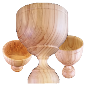 Pedestal Bowl in Cedar