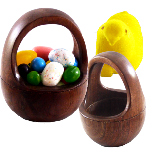 Walnut Egg Basket
