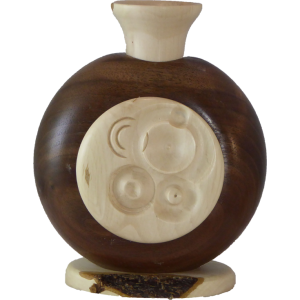 Walnut Hazelnut Vase