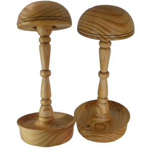 Woodturning Wig Stand For Cancer Patients