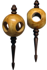 Cherry Walnut Ornament