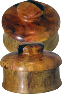 Oak & Plum Burl Box