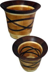 Segmented Vase with Triple Celtic Knot