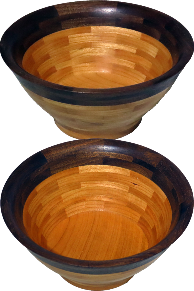 Cherry Walnut Segmented Bowl
