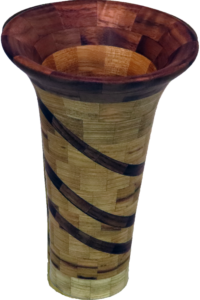 Hickory Walnut Vase
