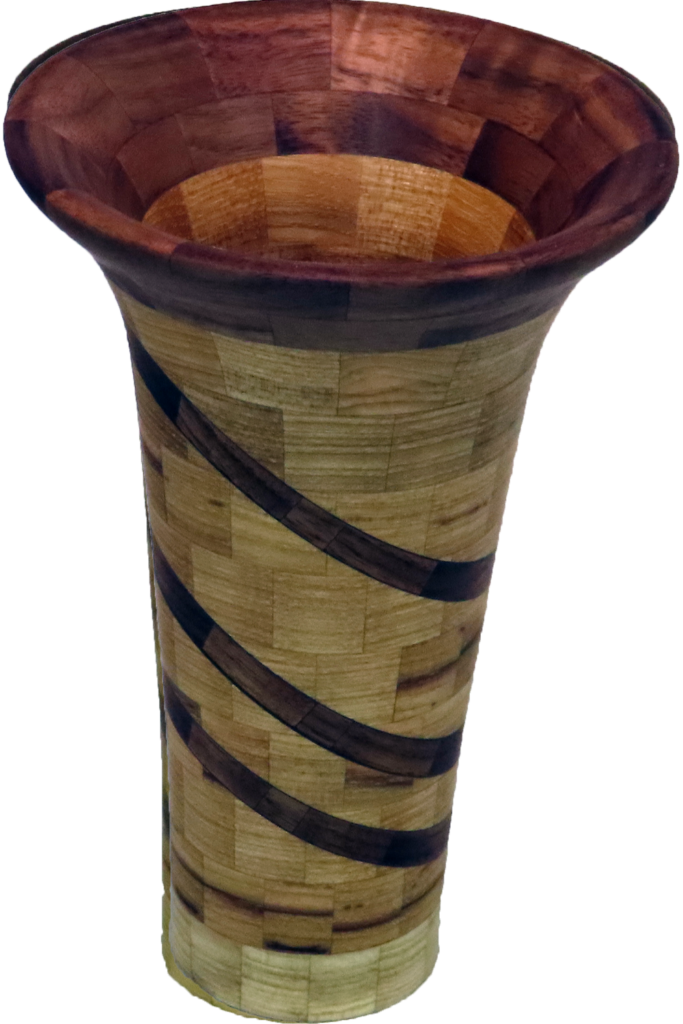Hickory Walnut Vase